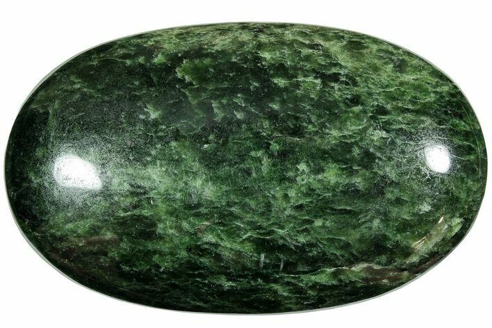 Polished Jade (Nephrite) Palm Stone - Afghanistan #221012